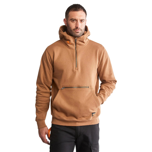 Timberland PRO Mens Honcho HD Pullover Hooded Sweatshirt Dark Wheat Medium