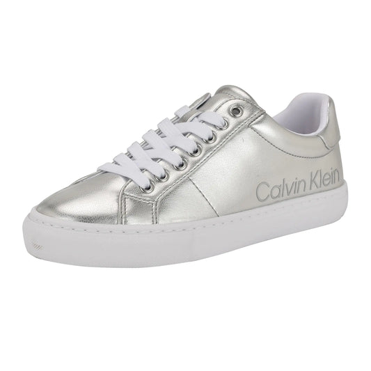Calvin Klein Womens Camzy Sneaker Silver 040 9