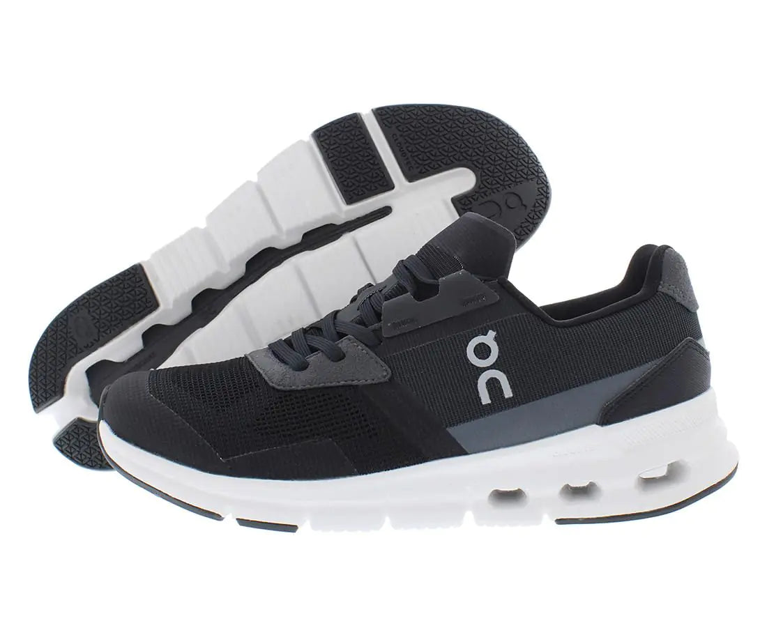 On Womens Cloudrift Sneakers Black/White 7.5 Medium US