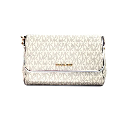 Michael Kors Jet Set Medium Vanilla Convertible Pouchette Bag