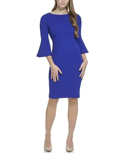 Calvin Klein Womens Dresses Sheath Dress Ultramarine 2