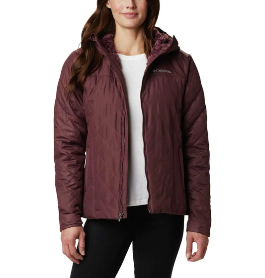 Columbia Womens Copper Crest Hooded Jacket Malbec Medium