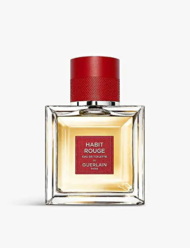 GUERLAIN Habit Rouge For Men Eau De Toilette Spray 3.4 Ounce