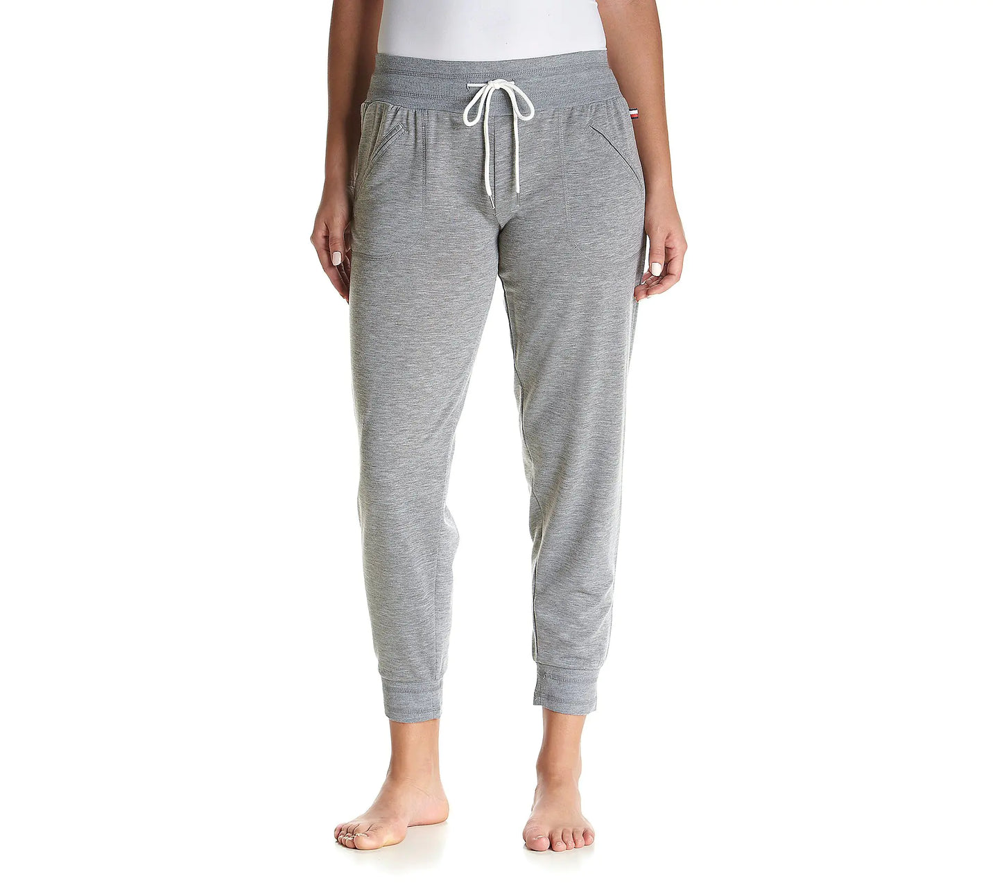 Tommy Hilfiger Womens Core Jogger Sleepwear Heather Grey S