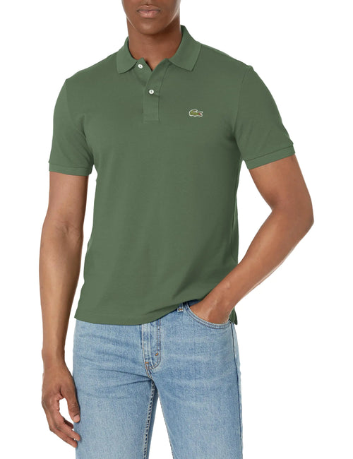 Lacoste Mens Mens Short Sleeve Classic Pique Polo Shirt Sequoia 3X-Large