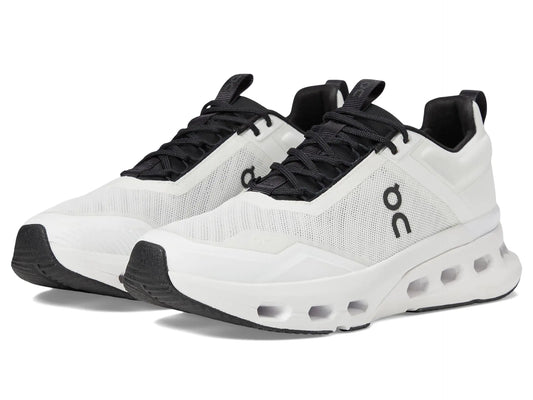 On Mens Cloudnova X Sneaker White/Black 12.5