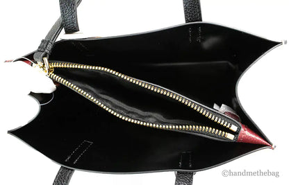 Marc Jacobs Grind Mini Pomegranate Colorblock Leather Tote