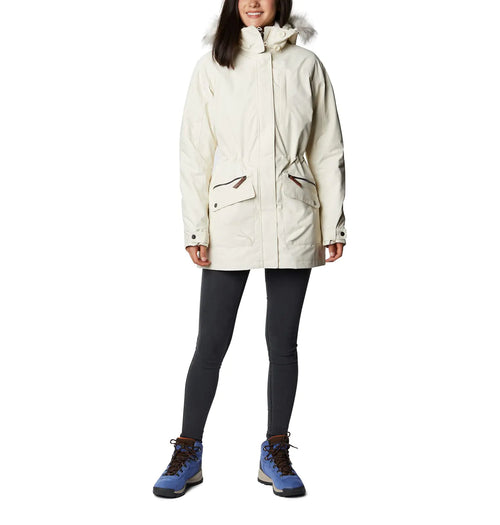 Columbia Womens Carson Pass Interchange Jacket Chalk Small