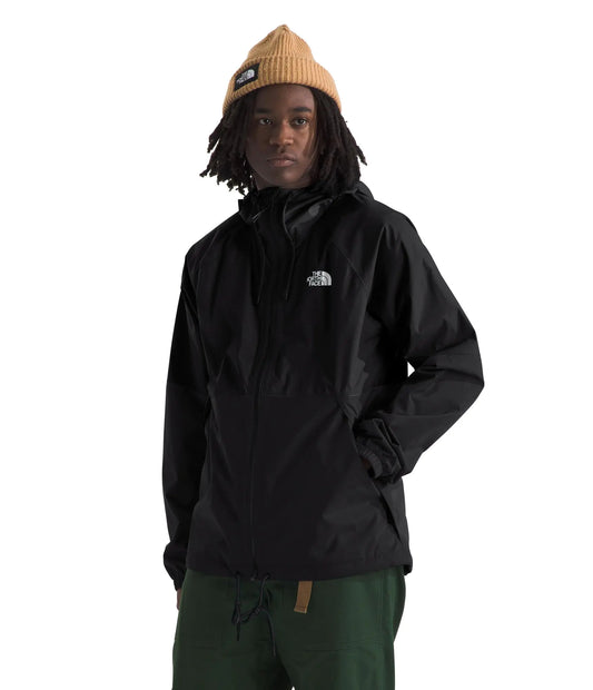 THE NORTH FACE Mens Waterproof Antora Rain Hoodie Jacket (Standard and Big Size) - PFAS Free TNF Black-NPF 3X-Large