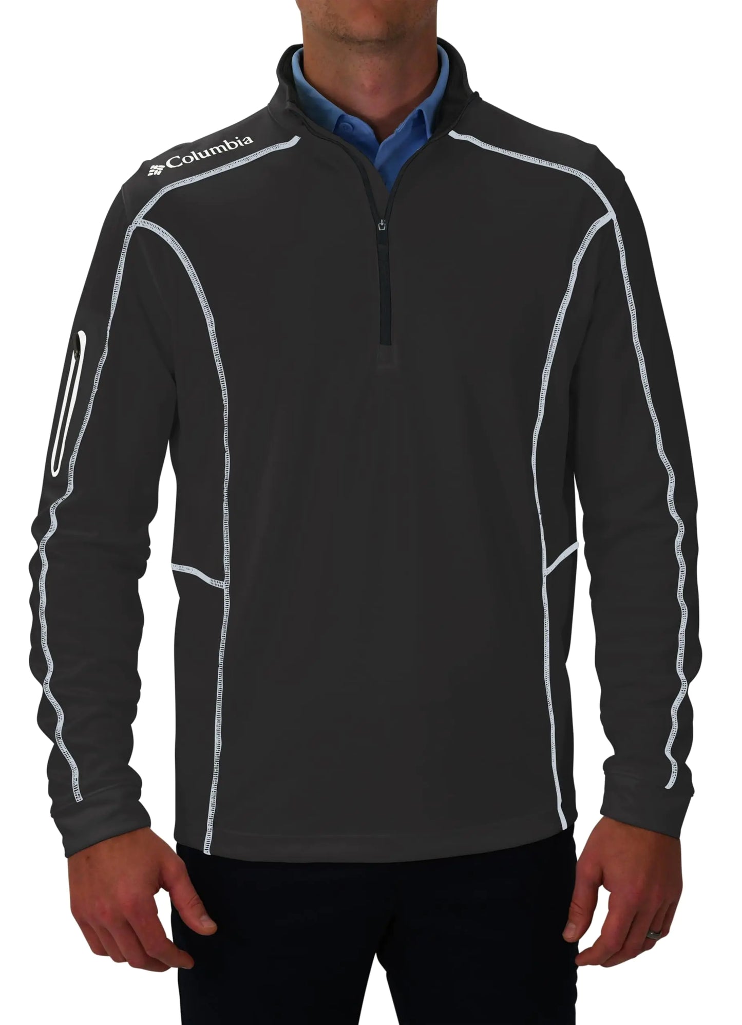 Columbia Golf Mens OMNI-WICK Shotgun 1/4 Zip
