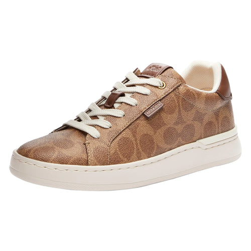 COACH Womens Non Tech Athletic Lowline Luxe Low Top Sneaker  Color Tan Size 5