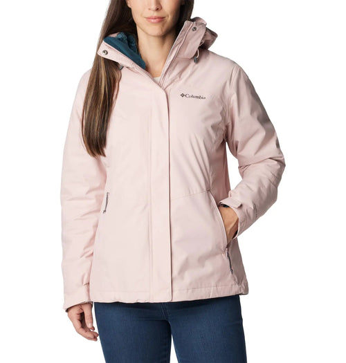 Columbia Womens Bugaboo II Fleece Interchange Jacket Dusty Pink Large