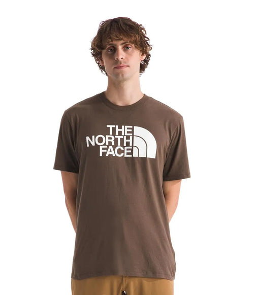 THE NORTH FACE Mens Short Sleeve Half Dome Tee Smokey Brown X-Large