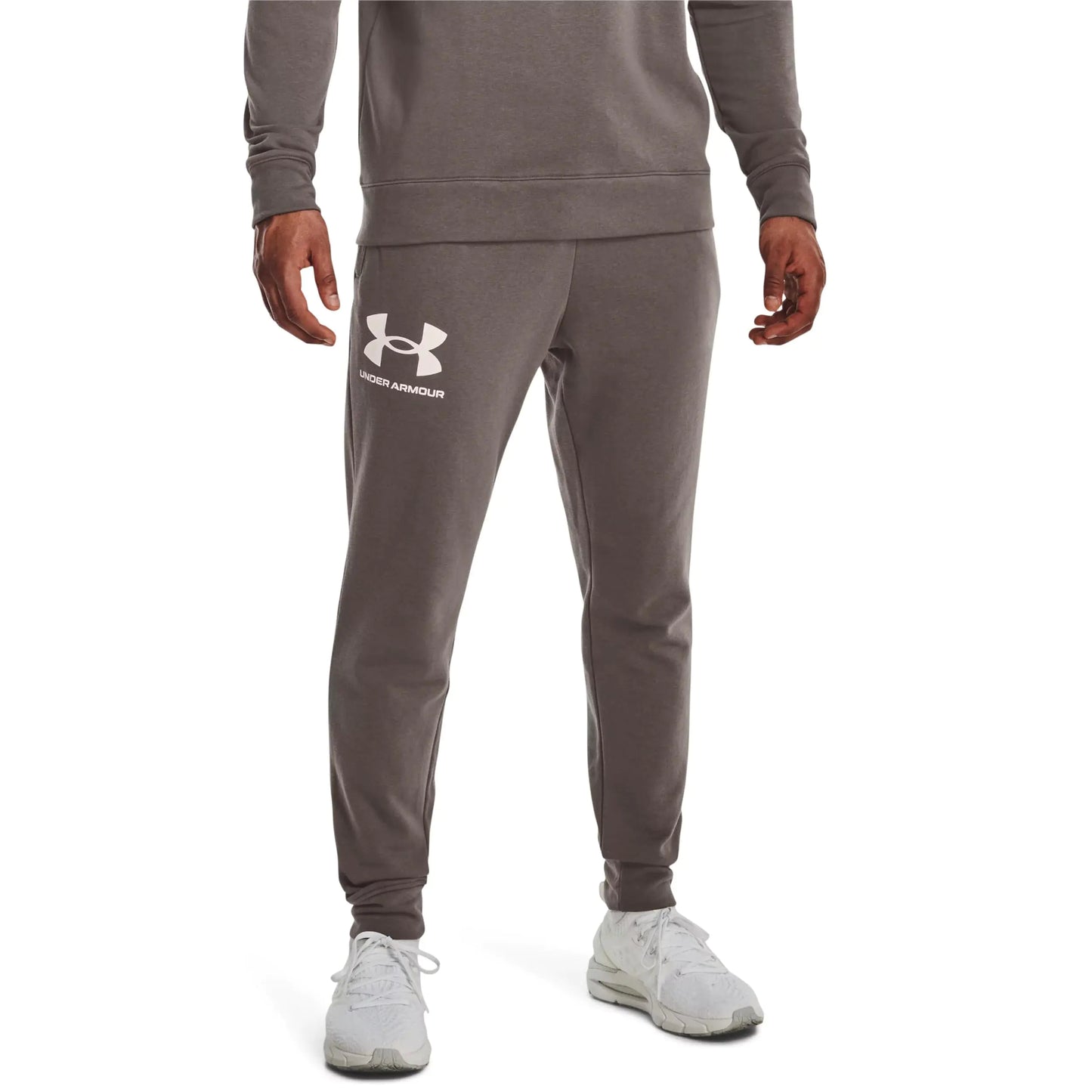Under Armour Mens Rival Terry Joggers (176) Fresh Clay / / Onyx White 3X-Large Tall