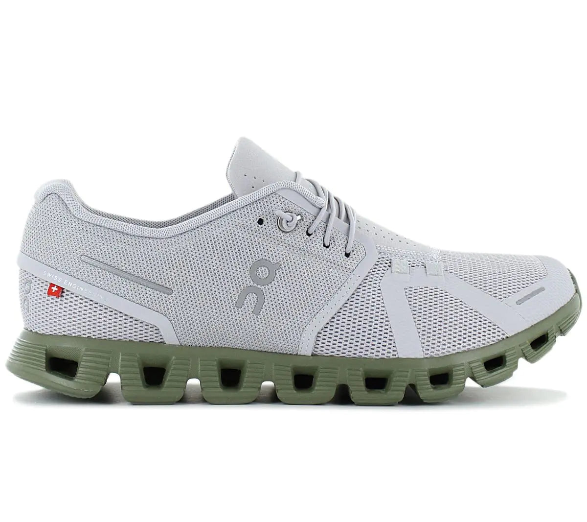 On Mens Cloud 5 Sneakers Glacier/Reseda 11