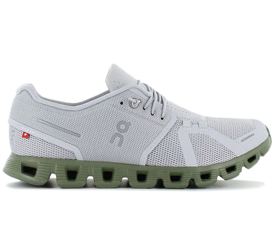 On Mens Cloud 5 Sneakers Glacier/Reseda 11