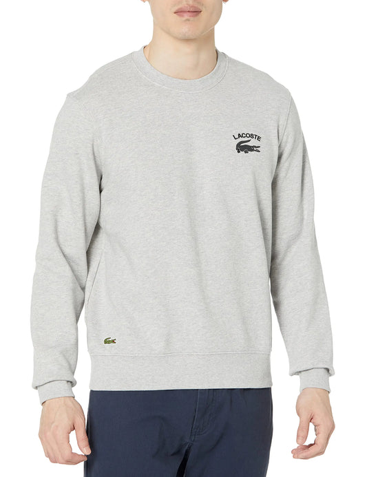 Lacoste Mens Classic Fit Long Sleeve French Terry Sweatshirt SH9659-CCA-S