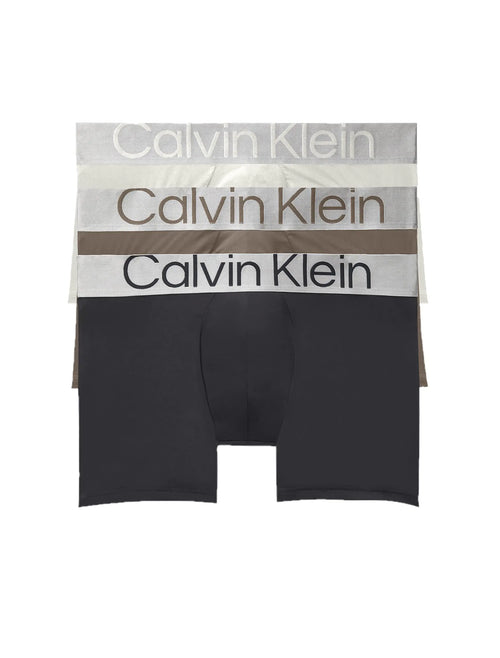 Calvin Klein Mens Reconsidered Steel Micro 3-Pack Low Rise Trunk