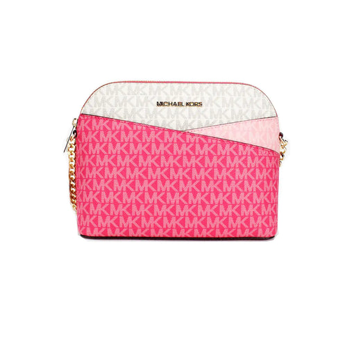 Michael Kors Electric Pink X Cross Dome Crossbody