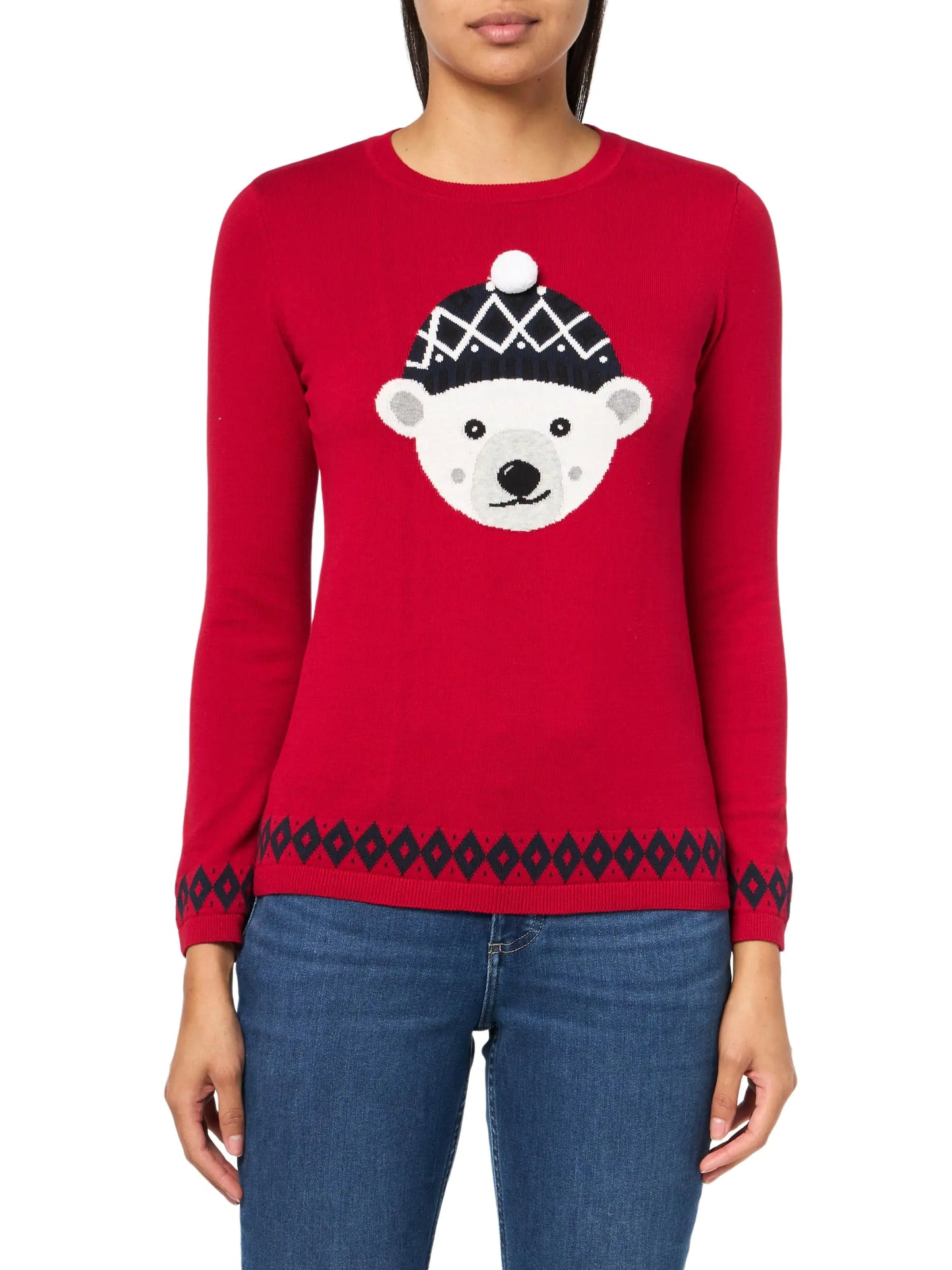 Tommy Hilfiger Women's Chili Pepper Crewneck Sweater XL