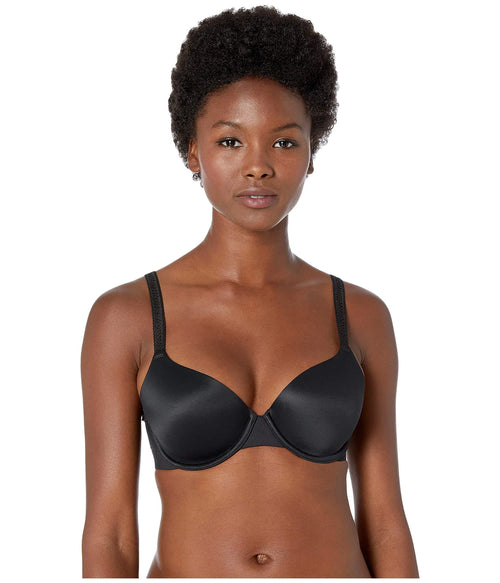 Calvin Klein Womens Liquid Touch Lightly Lined Perfect Coverage Bra black 34DD