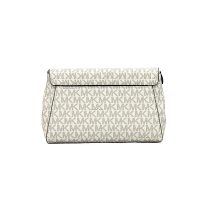 Michael Kors Jet Set Medium Vanilla Convertible Pouchette Bag
