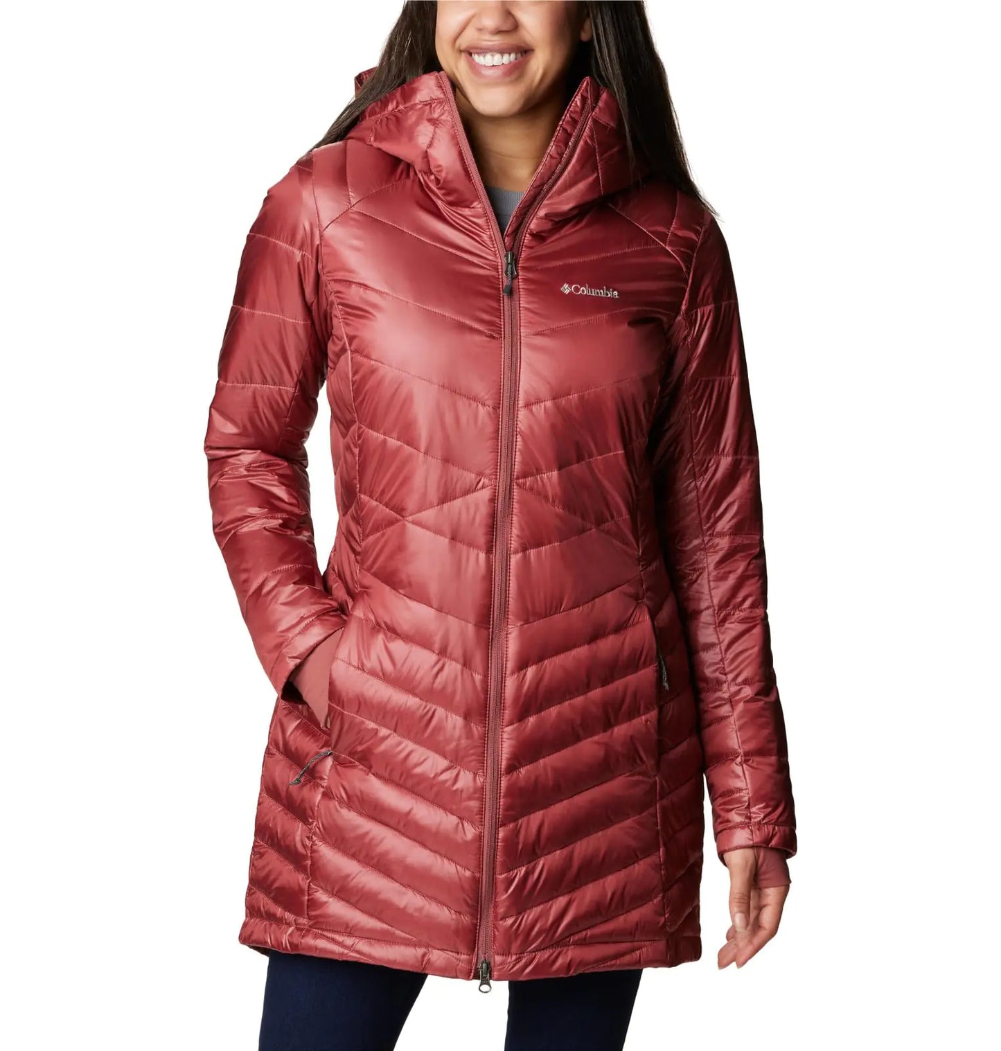 Columbia Womens Joy Peak Mid Jacket Beetroot Medium