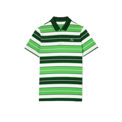 Lacoste Mens Short Sleeve Regular Fit Golf Polo Sorrel/Flour-Green S