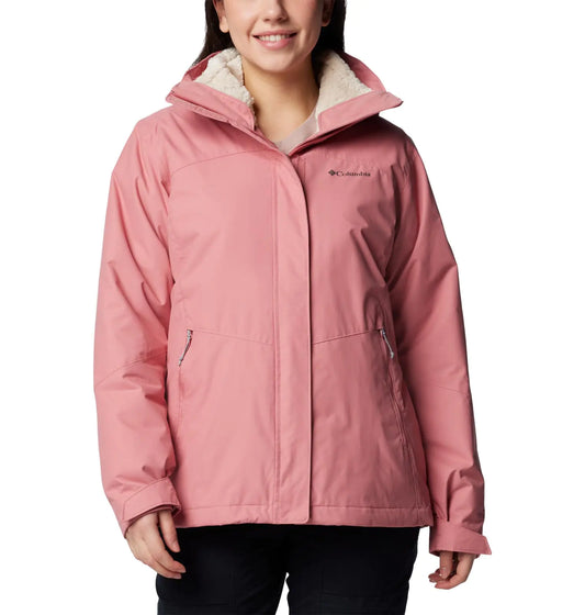 Columbia Womens Bugaboo III Fleece Interchange Jacket Pink Agave Large