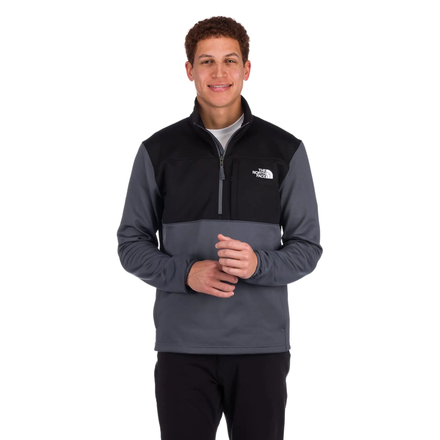 THE NORTH FACE Mens Astro Ridge ¼ Zip Vanadis Grey XX-Large