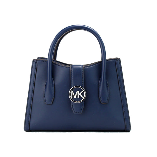 Michael Kors Gabby Small Navy Satchel Crossbody Bag