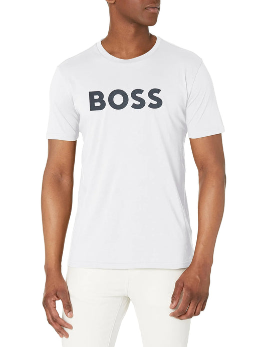 Bold Logo Short-Sleeve Jersey T-Shirt Blue dust S