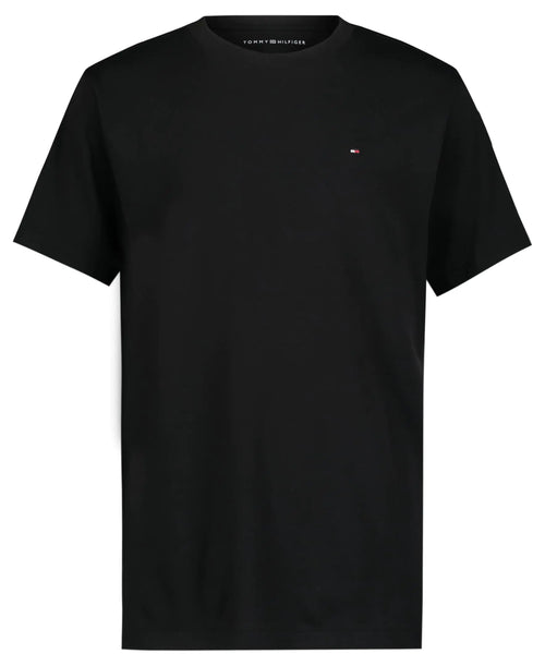 Tommy Hilfiger Boys Short Sleeve Flag Solid Crew Neck T-Shirt Tommy Black 18-20