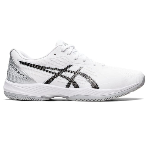 ASICS Mens Solution Swift FlyteFoam Tennis Shoes 14 White/Black