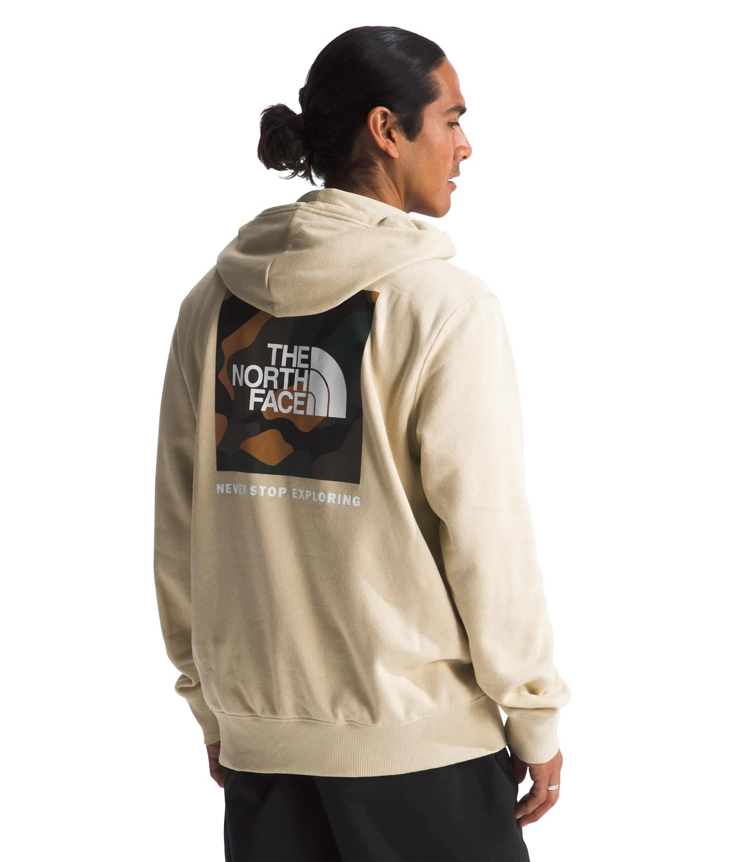 THE NORTH FACE Mens Box NSE Pullover Hoodie (Standard and Big Size) Gravel/Multi-color XX-Large