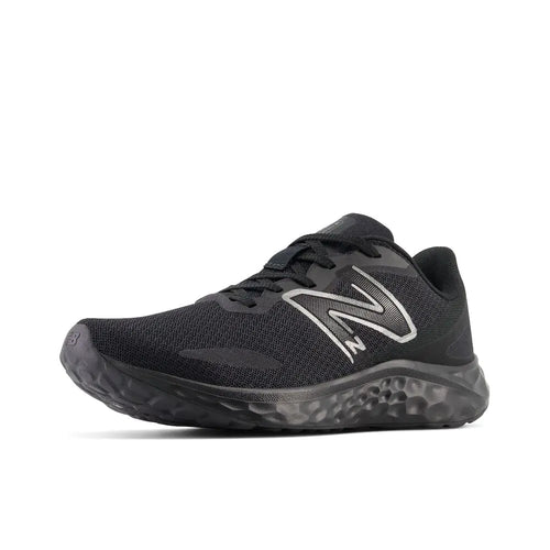 New Balance Womens Fresh Foam Arishi V4 Slip-Resistant Running Shoe Black/Black Metallic/Black 7.5