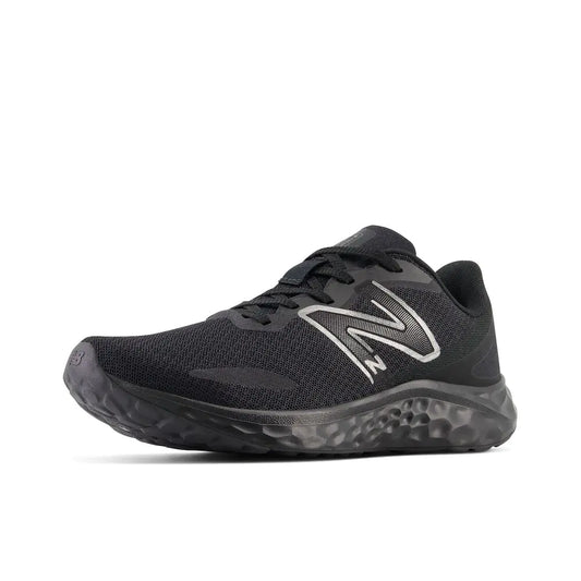 New Balance Womens Fresh Foam Arishi V4 Slip-Resistant Running Shoe Black/Black Metallic/Black 7.5