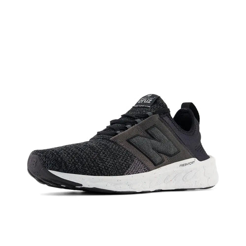 New Balance Mens Fresh Foam X Cruz Artisan V3 Running Shoe Black/Phantom/Magnet 12 Wide
