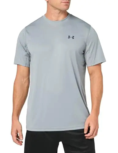 Under Armour Mens Drift Tide Knit Short Sleeve T-Shirt (035) Steel/Anthracite/Anthracite Medium